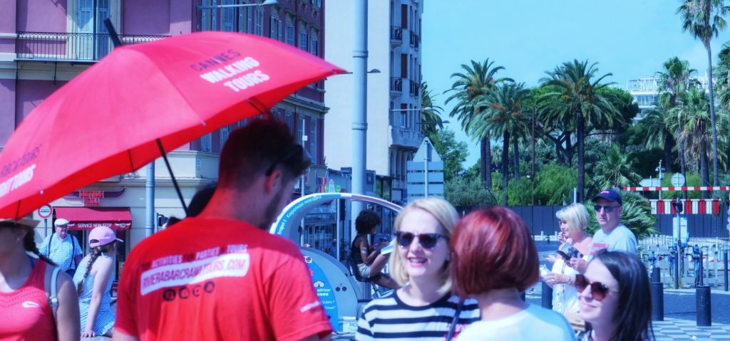 visite de nice à pied français